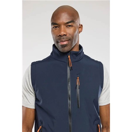 MEN'S SLEEVELESS SOFTSHELL BERMUDES SEASALT - NAVY