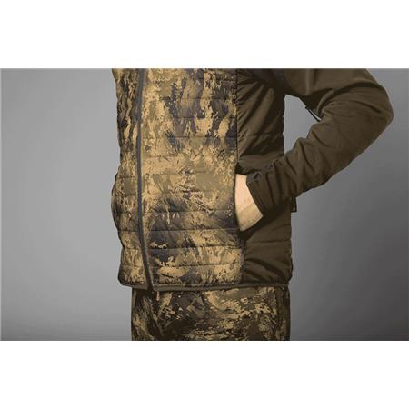 MEN'S SLEEVELESS WAISTCOAT HARKILA DEER STALKER CAMO REVERSIBLE PACKABLE