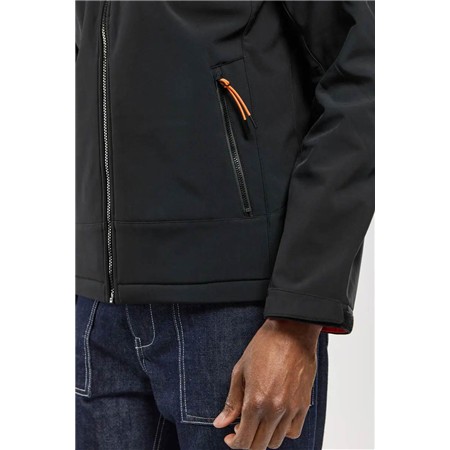 MEN'S SOFTSHELL BERMUDES HOODED SEABOARD - BLACK