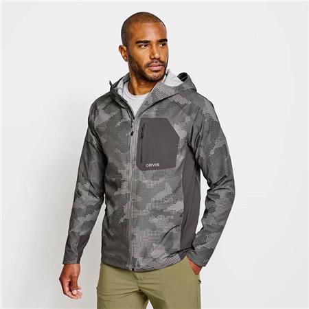 MEN'S SOFTSHELL ORVIS PRO LT SOFTSHELL HOODIE - CAMO
