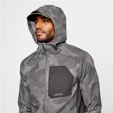 MEN'S SOFTSHELL ORVIS PRO LT SOFTSHELL HOODIE - CAMO