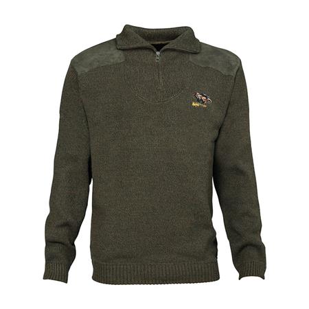 MEN'S SWEATER IDAHO BRODÉ COL CAMIONNEUR