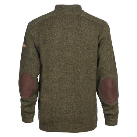 MEN'S SWEATER PERCUSSION BRODE COL CHEMINEE