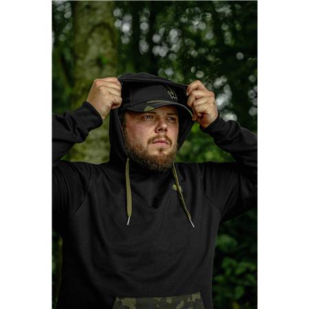 MEN'S SWEATSHIRT AVID CARP MINIMAL HOODIE BLACK - NOIR