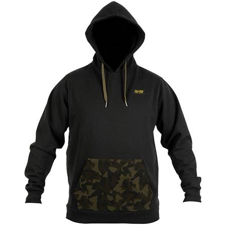 Men's Sweatshirt Avid Carp Minimal Hoodie Black - Noir