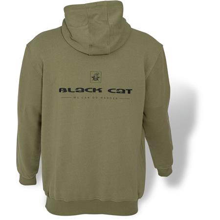 MEN'S SWEATSHIRT BLACK CAT HOODIE - KAKI