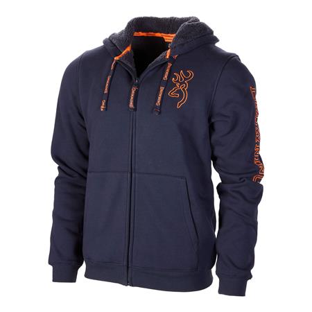 Men's Sweatshirt Browning Warm Snapshot - Bleu