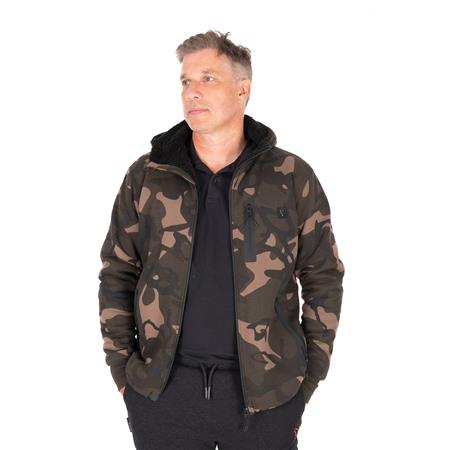 MEN'S SWEATSHIRT FOX FULL ZIP PREM SHERPA 310 HOODIE - CAMO