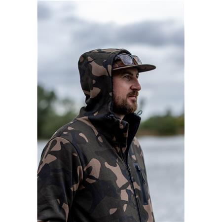 MEN'S SWEATSHIRT FOX FULL ZIP PREM SHERPA 310 HOODIE - CAMO