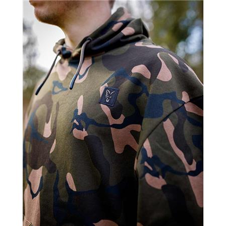 MEN'S SWEATSHIRT FOX LW KHAKI/CAMO SPLIT ZIP HOODY - CAMO