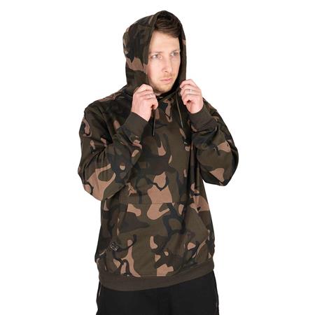 MEN'S SWEATSHIRT FOX LW KHAKI/CAMO SPLIT ZIP HOODY - CAMO