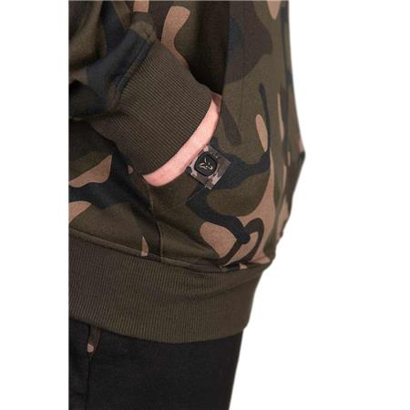 MEN'S SWEATSHIRT FOX LW KHAKI/CAMO SPLIT ZIP HOODY - CAMO