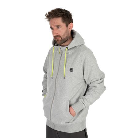 MEN'S SWEATSHIRT FOX MATRIX BLACK EDITION FULL ZIP HOODY - GRIS