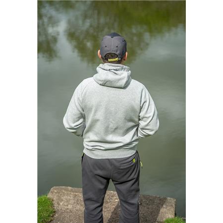 MEN'S SWEATSHIRT FOX MATRIX BLACK EDITION FULL ZIP HOODY - GRIS