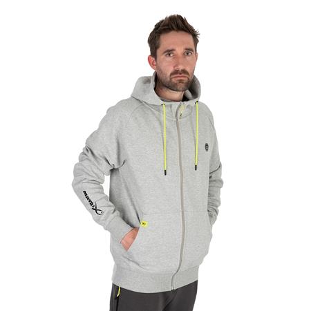 Men's Sweatshirt Fox Matrix Black Edition Full Zip Hoody - Gris