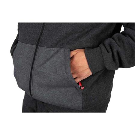 MEN'S SWEATSHIRT FOX RAGE REVERSIBLE SHERPA HOODY - NOIR