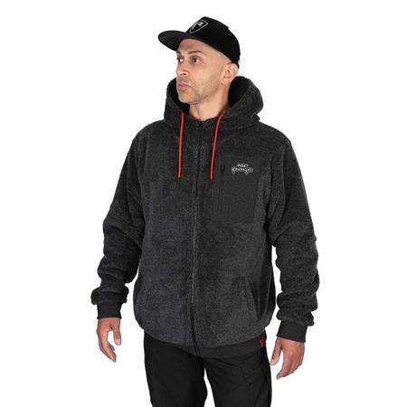 MEN'S SWEATSHIRT FOX RAGE REVERSIBLE SHERPA HOODY - NOIR