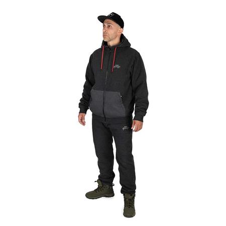 MEN'S SWEATSHIRT FOX RAGE REVERSIBLE SHERPA HOODY - NOIR