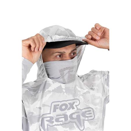 MEN'S SWEATSHIRT FOX RAGE UV HOODED LIGHT CAMO TOP - GRIS