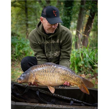 MEN'S SWEATSHIRT FOX XMAS HOODIE - KHAKI