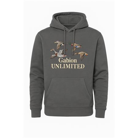 Men's Sweatshirt Gabion Unlimited Pose Brodé - Gris