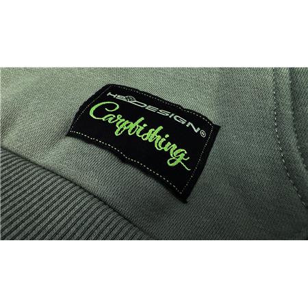 MEN'S SWEATSHIRT HOT SPOT DESIGN HOODIE CARPFISHING MANIA - GREEN