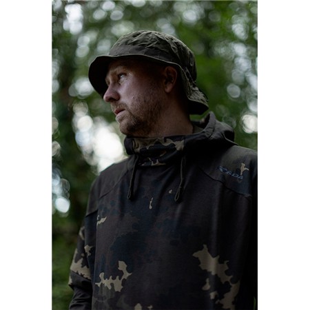 MEN'S SWEATSHIRT KORDA LIGHTWEIGHT - BLACK/CAMO