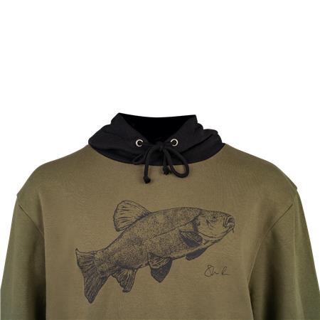 MEN'S SWEATSHIRT KORUM CLASSIC TENCH HOODIE - KHAKI