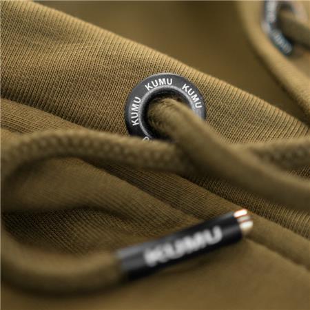 MEN'S SWEATSHIRT KUMU HOODY DEATH RIG - KAKI