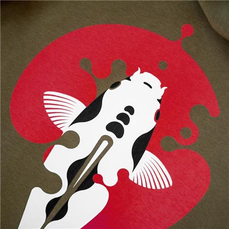 MEN'S SWEATSHIRT KUMU RISING SUN - KAKI