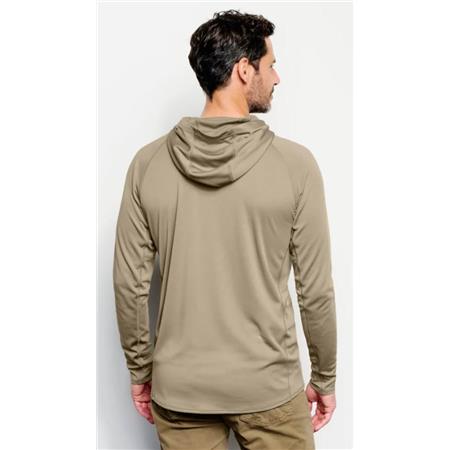 MEN'S SWEATSHIRT ORVIS PRO SUN HOODIE - SAFARI GREEN