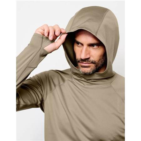 MEN'S SWEATSHIRT ORVIS PRO SUN SAGE HOODIE - MARRON