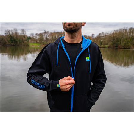 MEN'S SWEATSHIRT PRESTON INNOVATIONS PRO ZIP HOODIE - NOIR