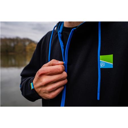 MEN'S SWEATSHIRT PRESTON INNOVATIONS PRO ZIP HOODIE - NOIR