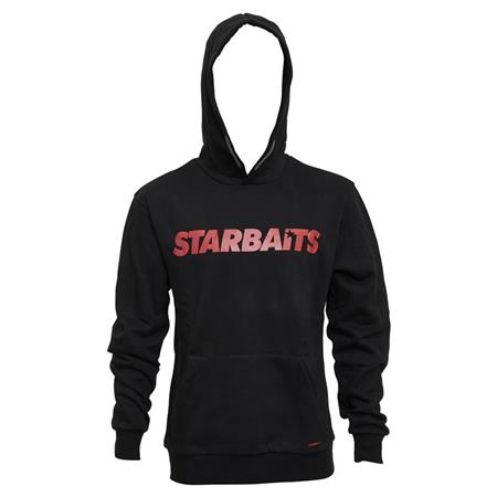 Men's Sweatshirt Starbaits Hoodie Black & Red