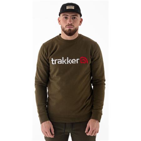MEN'S SWEATSHIRT TRAKKER CR LOGO SWEATSHIRT - KAKI