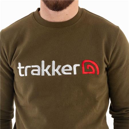 MEN'S SWEATSHIRT TRAKKER CR LOGO SWEATSHIRT - KAKI