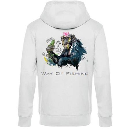 MEN'S SWEATSHIRT W.O.F. BONOBO - BLANC