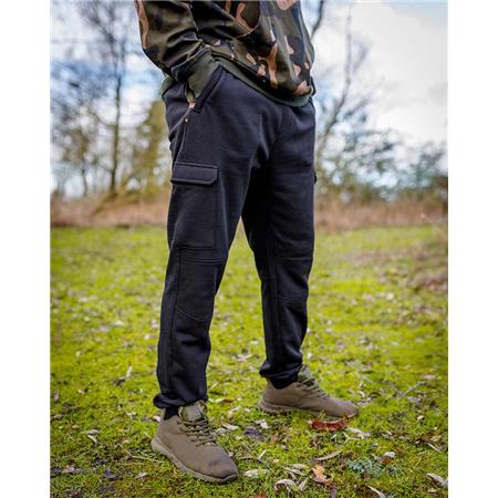 MEN'S TROUSERS FOX LW BLACK / CAMO COMBAT JOGGERS - NOIR