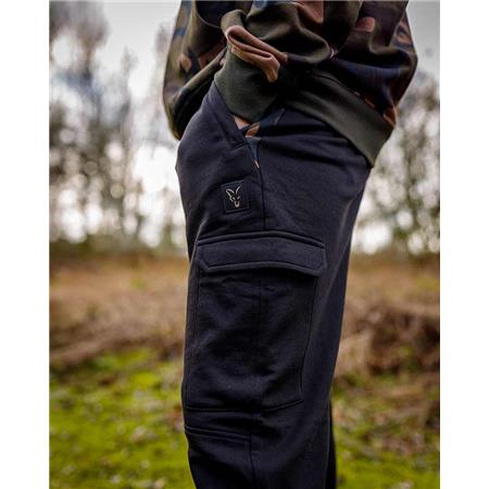 MEN'S TROUSERS FOX LW BLACK / CAMO COMBAT JOGGERS - NOIR