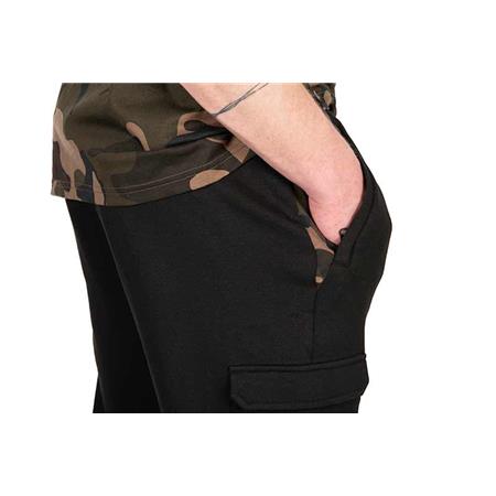 MEN'S TROUSERS FOX LW BLACK / CAMO COMBAT JOGGERS - NOIR