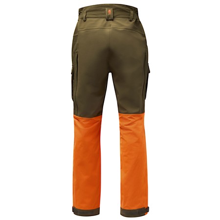 MEN'S TROUSERS PINEWOOD FURUDAL EXP HUNTING - OLIVE GREEN/ORANGE