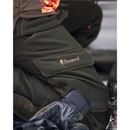 MEN'S TROUSERS PINEWOOD FURUDAL HUNTERS WOOL - MOSS GREEN