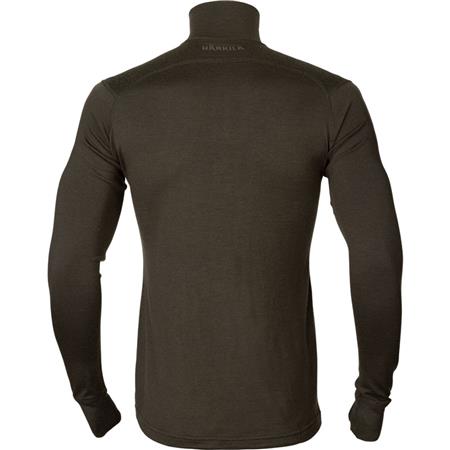 MEN'S UNDERWEAR HARKILA BASE ALL SEASON HALF ZIP T-SHIRT COL ROULÉ