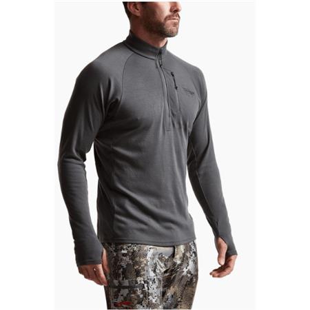 MEN'S UNDERWEAR SITKA CORE MERINO 220 HALF-ZIP MAILLOT