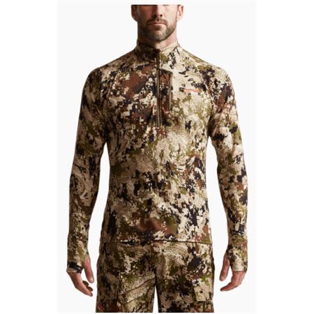 MEN'S UNDERWEAR SITKA CORE MERINO 220 HALF-ZIP MAILLOT