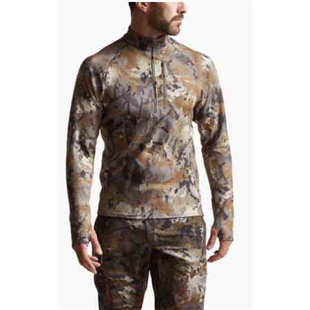 MEN'S UNDERWEAR SITKA CORE MERINO 330 HALF-ZIP MAILLOT