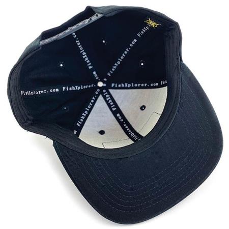 MEN'S VELCRO CAP FISHXPLORER SNAPBACK - BLACK