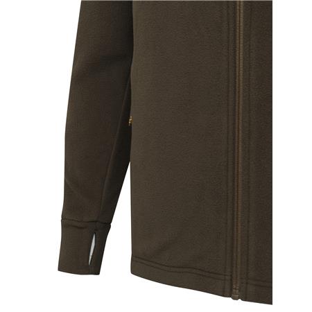 MEN'S VEST BERETTA HP LOGO FULL ZIP - BROWN BARK