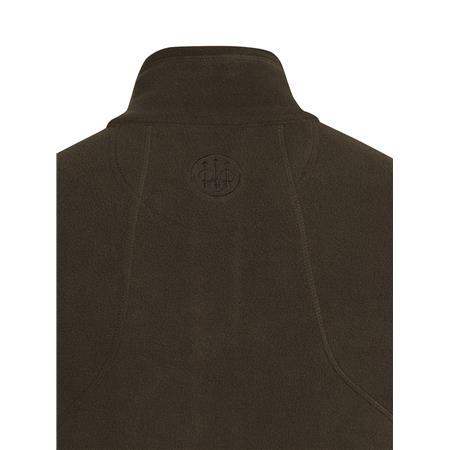 MEN'S VEST BERETTA HP LOGO FULL ZIP - BROWN BARK